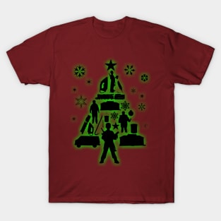 Home Alone Christmas Tree Silhouette T-Shirt